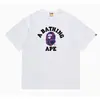 24 Tendencia Caliente de Verano en Línea: Camiseta bAPe Cabeza de Mono, Diseño Camuflaje, Camiseta Unisex de Manga Corta con Cuello Redondo