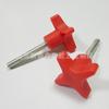 38#M6 acero inoxidable plástico de nailon tornillo de perilla manual tornillo de manija de cuatro esquinas tornillo de manija cruzada fabricantes