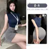 Lencería Sexy para Mujer, Gama Alta, Puro Deseo, Falda de Secretaria Ajustada a la Cadera, Uniforme, Seductora, Sexy, Apasionada, Atuendo para No Quitarse, Erótico