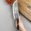 Cuchillo de Carnicero de la Tienda de Cerdo Longquan, Cuchillo Multiusos para Cortar Carne, Cuchillo para Picar, Cuchillo de Chef para el Hogar, Cuchillo para Rebanar Carne del Hogar