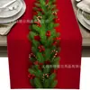 Banderola de Mesa Navideña Popular Transfronteriza Fiesta de Cocina Mesa de Comedor Guirnalda de Árbol de Navidad Muñeco de Nieve Campana Papá Noel Banderola de Mesa
