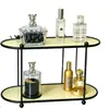 Estante de Almacenamiento Multicapa Estilo Francés Organizador de Escritorio para Tocador para Perfume, Aromaterapia, Productos para el Cuidado de la Piel, Bandeja para Artículos Varios de Baño