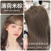 Tinte para el Cabello a Base de Plantas para Uso Doméstico, Azul Mist, Auto-Tinte en Casa, Azul Negro, Color Té Negro, Crema Tinte Aclaradora 2026