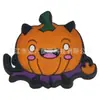 Parches de Halloween de PVC de goma blanda transfronterizos, accesorios de muñeca plana, decoraciones para llaveros, componentes de adorno para bricolaje