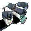 Adecuado para asiento de triciclo eléctrico Yadi C18, funda de asiento, protección solar, impermeable, cuero engrosado, funda de asiento universal para cuatro estaciones