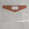 Bolsa de Arquivo com Velcro A4 Transfronteiriça Pp Espessado 17 Fios Impermeável para Documentos Bolsa de Informação para Escritório Armazenamento Personalizável