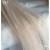 Piel de pasta de frijol suave tono de piel tono carne negro ajuste ceñido tejido de malla suave vestido de novia vestido de noche falda red de caída tela suave