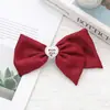 Nuevo Pasador de Pelo con Lazo Pequeño Asimétrico Estilo Chanel Clip Superior Elegante de Perla Clip de Resorte para la Parte Trasera de la Cabeza para Mujeres