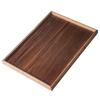 Juego de Té Chino para el Hogar de Madera Maciza Bandeja de Nogal para Té Seco Tienda de Barbacoa Bandeja de Madera con Cuerda
