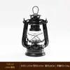 Lámpara de Queroseno Retro Anticuada Linterna Portátil de Camping 80 Objetos Antiguos Nostálgicos Accesorios de Fotografía Decoraciones Adornos