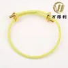 Pulseira Ajustável de Fio de Aço 3mm Fivela de Oito Pulseira de Corda de Fio de Aço com Contas de Transferência e Pixiu Pulseira de Corda Vermelha