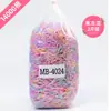 Paquete de 1 kg de Gomas Elásticas Gruesas Desechables para Niños, Ligas para el Cabello para Niñas, Cuerdas para el Cabello de Bebé, Accesorios para el Cabello