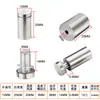 Tornillos Decorativos de Acero Inoxidable para Espejo, Cubre Agujeros para Tornillos, Sujetadores de Vidrio Acrílico para Azulejos, Clavos Decorativos