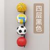 Estante de baloncesto sencillo para interiores, para colgar en la pared, sin perforaciones, para la escuela infantil