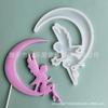 Molde de silicona para decoración de tartas con forma de piruleta, con pegamento de chocolate y azúcar, varios estilos opcionales