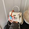 Bolso de Mano Francés Nicho Texte 2025 Nuevo Bolso de Mujer Moda Simple Bolso Cruzado Popular Casual Bolso Cuadrado Pequeño