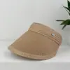 Chapéu de Sol de Palha de Verão para Uso Externo Feminino, Chapéu de Sol de Palha Fashion e Versátil com Aba Larga e Faixa de Cabeça, Chapéu de Proteção Solar para Mulheres