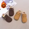 Zapatos de Algodón para Niñas 2026 Nuevo Invierno Suela Suave Cálidos para Niñas Felpa Adicional Versátiles Zapatos Birkenstock para Niños Zapatos de Invierno para Niños Medianos y Grandes