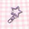 Chaveiro DIY Estrela de Cinco Pontas Colorida de Metal Tinta Dopamina Liga de Zinco Estrela de Cinco Pontas Mais Fivela de Figura de Oito Acessórios de Ferragem