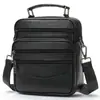 Bolso de Hombro para Hombre Piel Genuina Bolso de Hombre Bolso Cruzado Negocios Lujo Ligero Bolso de Hombro Cruzado para Viajero de Negocios Cuero de Vaca de Primera Capa Bolso al por Mayor