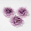 Flores Artificiales Moradas, Flores Falsas, Flores de Seda, Guirnaldas Hechas a Mano para DIY, Tocados, Ropa, Accesorios para el Cabello, Escenografía de Bodas