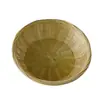 Venta a precio de fábrica artesanías de bambú canasta redonda para aventar canasta de frutas canasta de almacenamiento de bambú huevos hogar granja estilo pastoral