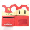Monedero de silicona de Mario Super Mary para estudiantes, hombres y mujeres, billetera plegable corta de Super Mario