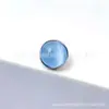 Pendientes de Aleación de Titanio Astmf-136 con Borde Ondulado Piedra Ojo de Gato G23 Titanio Nuevo Multicolor Circonita Grande Joyería para Perforación Cabeza