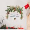 Amazon comercio exterior corona navideña de semicírculo celebración sorpresa festiva decoración embellecimiento dormitorio habitación sala de estar venta al por mayor