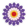 Decorações de tamanco com tema roxo, cogumelos de desenho animado, borboletas, flores, acessórios de sapato DIY, fivelas de sapato de borracha macia em PVC, exclusivamente para vendas transfronteiriças