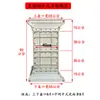 Molde para Maceta de Flor de Acero y Plástico ABS Engrosado, Molde de Cemento para Barandillas de Balcón, Molde de Columna Cuadrada, Molde de Columna Romana para Proyectos de Ingeniería