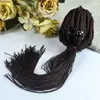 Pulsera semiacabada DIY y cordón de nudo tejido a mano con cuentas y cierre de seguridad, cordón rojo para el año del zodiaco, en stock