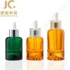 Nueva Botella Gotero de Vidrio Volcánico de 30ml, Botella de Vidrio para Aceite Esencial de Belleza, Material de Empaque para Botella de Aceite Esencial de Gama Alta