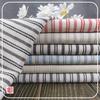 Tela de Raya Teñida en Hilo de Poliéster-Algodón de Venta Caliente, Tela de Raya de Lujo Simple y Accesible, Equipaje, Cojín de Sofá, Tejido de Raya para Textiles del Hogar