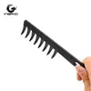 Peine con forma de cabeza de aceite al por mayor de fábrica herramientas para el cabello peine de dientes grandes peine de dientes anchos especial para salón de peluquería textura de la parte posterior de la cabeza de los hombres