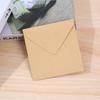 En Stock Sobres Cuadrados de Papel Kraft Blanco Doble Recubrimiento Sobres de Color Liso Estilo Europeo Transfronterizo con Adición de Logo Personalizado