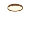 Nueva Lámpara de Dormitorio Estilo Chino Color Nogal Lámpara Retro de Gama Alta con Veta de Madera Protección Ocular Lámpara de Techo para Estudio Sala de Estar Pasillo