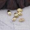 Joias DIY Latão 24k Contas com Contas Contas Onduladas Adorno de Cabeça Hanfu Guirlandas Todo o Cabelo Grampo de Cabelo Flor Material Artesanal B748
