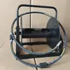 Manguera de salida de agua para lavadora de autos de alta presión, carrete de manguera, manguera de alambre de acero a prueba de explosiones, estante de almacenamiento, accesorios de limpieza, enrollador de bobina