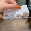 Pendientes de Cristal con Forma de Flor de Alto Gama Estilo Coreano 2026 para Mujer, Pendientes Nuevos y Únicos de Primavera con un Toque de Lujo Ligero y Sensación de Alta Gama