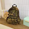 Mochila de Camuflaje para Senderismo al Aire Libre, Viajes Cortos, Gran Capacidad, Mochila Elegante para Fitness y Ocio, Bolso Estampado de Leopardo para Estudiantes Universitarios
