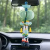 Colgante de perfume de coche de fábrica Xiangyun, calabaza de loto de jade verde, colgante creativo para decoración de coche, accesorios para coche al por mayor