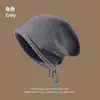 Chapéus slouchy de outono e inverno para mulheres, fazem o rosto parecer menor, adequados para cabeças grandes, chapéus de lã tricotados, modernos e versáteis, quentes e adequados para uso pós-parto