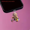 Protetor de Poeira para Celular Gato Raivoso Acrílico Popular Transfronteiriço 2D Pingente Tipo-C Fofo