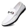 Zapatos de Hombre de Piel Suave Primavera 2026 Suela Suave Zapatos de Negocios Casuales para Hombre Verano Moda Británica Mocasines sin Cordones