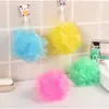 Flor de Baño Bicolor Empalmada, Bola de Baño con Bloque de Color, Bola de Baño para Frotar la Espalda, Flor de Baño, Bola de Baño Doméstica, Bola de Baño