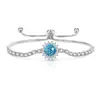 Pulsera de Girasol con Piedras Preciosas de Colores Más Vendida en Tiktok con Diamante de Alto Carbono Super Brillante Corte Fuegos Artificiales Joyería, Dropshipping Transfronterizo en Transmisión en Vivo