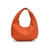 Bolsa feminina simples e doce para viagem, nova chegada no inverno 2025, bolsa casual com axilas texturizadas, grande capacidade, bolsa portátil em formato de crescente