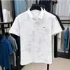Camisa Polo Tie-Dye para Hombre, de Manga Corta, Verano, Cuello Camisero, Corte de Hombro Regular, Polo Casual de Modal con Cuello, Ropa de Verano de Seda de Hielo
