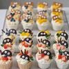 Decoração de Cupcake com Olhos Engraçados Desenho Animado Sanduíches de Chocolate Biscoitos Biscoitos Oreo Esmagados Ingredientes de Confeitaria